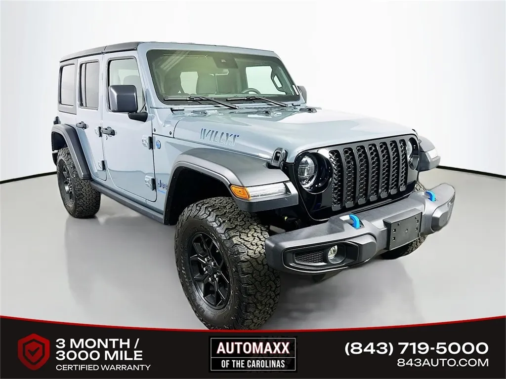 Gray 2024 Jeep Wrangler Willys 4xe for sale in Summerville, SC