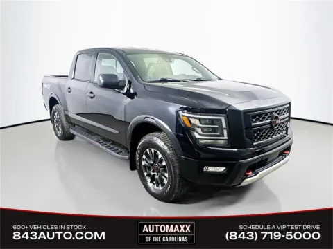 Black 2024 Nissan Titan PRO-4X for sale in Summerville, SC