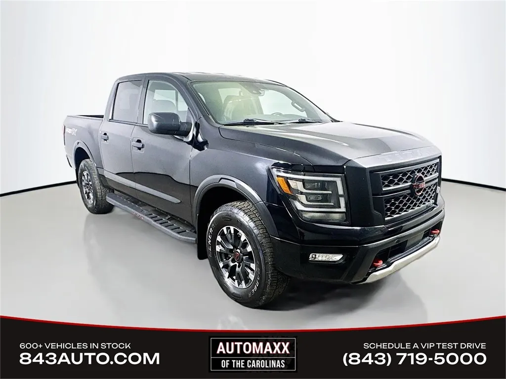 Black 2024 Nissan Titan PRO-4X for sale in Summerville, SC