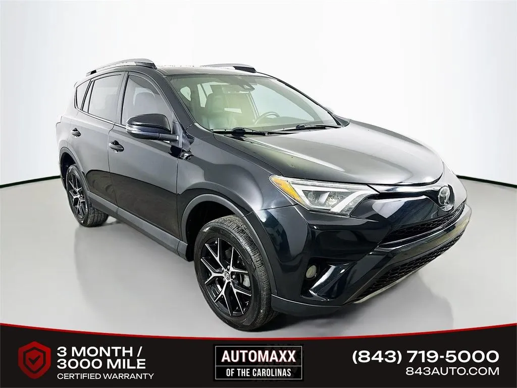 Black 2018 Toyota RAV4 SE for sale in Summerville, SC