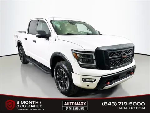 White 2020 Nissan Titan PRO-4X for sale in Summerville, SC