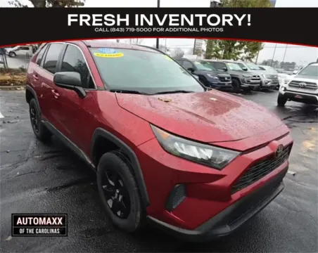 Red 2021 Toyota RAV4 LE for sale in Summerville, SC