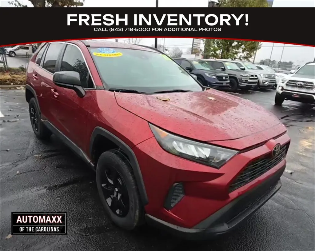 Red 2021 Toyota RAV4 LE for sale in Summerville, SC