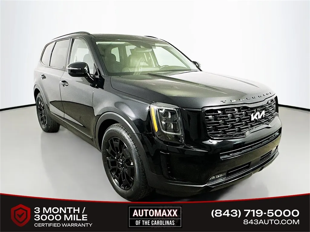 Black 2022 Kia Telluride SX for sale in Summerville, SC