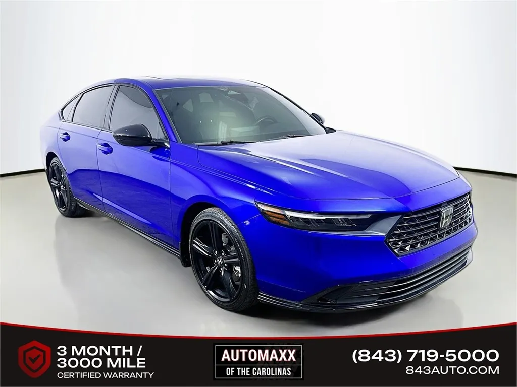 Blue 2024 Honda Accord Hybrid Sport-L for sale in Summerville, SC