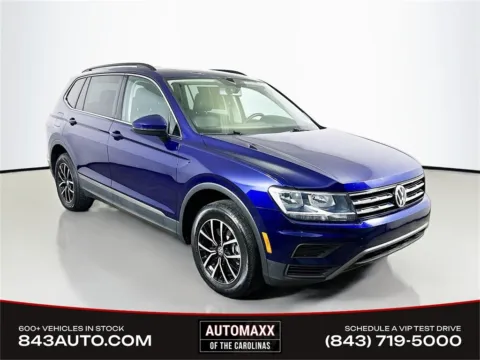 Blue 2021 Volkswagen Tiguan 2.0T SE for sale in Summerville, SC