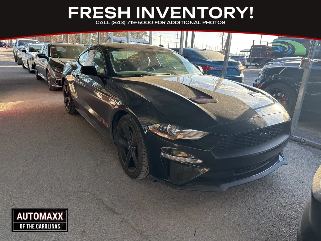 Black 2021 Ford Mustang EcoBoost Premium for sale in Summerville, SC