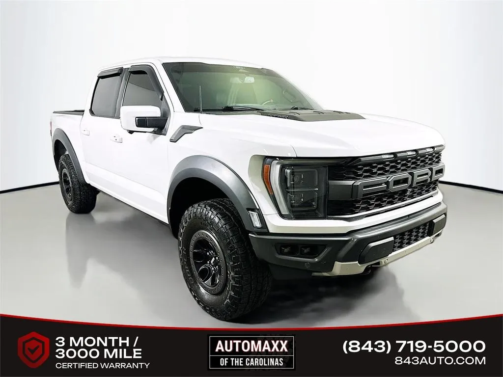 White 2022 Ford F-150 Raptor for sale in Summerville, SC