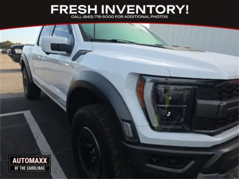 White 2022 Ford F-150 Raptor for sale in Summerville, SC