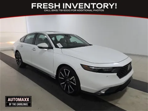 White 2023 Honda Accord Hybrid Touring for sale in Summerville, SC