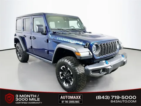 Blue 2025 Jeep Wrangler Rubicon 4xe for sale in Summerville, SC