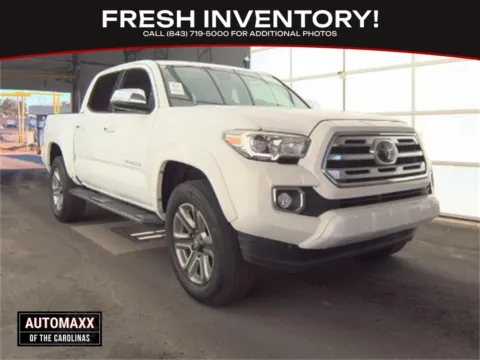 White 2018 Toyota Tacoma Limited for sale in Summerville, SC