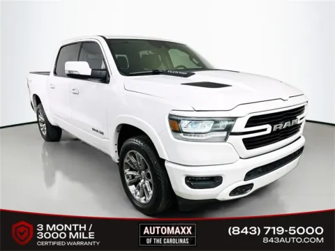 White 2022 Ram 1500 Laramie for sale in Summerville, SC