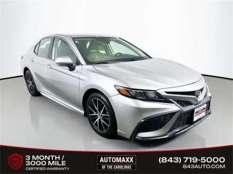Silver 2022 Toyota Camry SE for sale in Summerville, SC