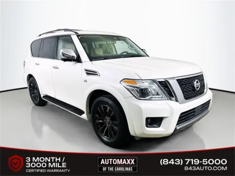 White 2019 Nissan Armada Platinum for sale in Summerville, SC