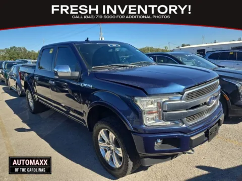 Blue 2019 Ford F-150 Platinum for sale in Summerville, SC