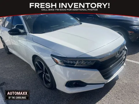 White 2022 Honda Accord Sport 2.0T for sale in Summerville, SC