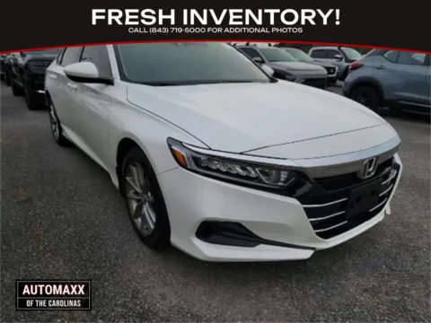 White 2022 Honda Accord LX for sale in Summerville, SC