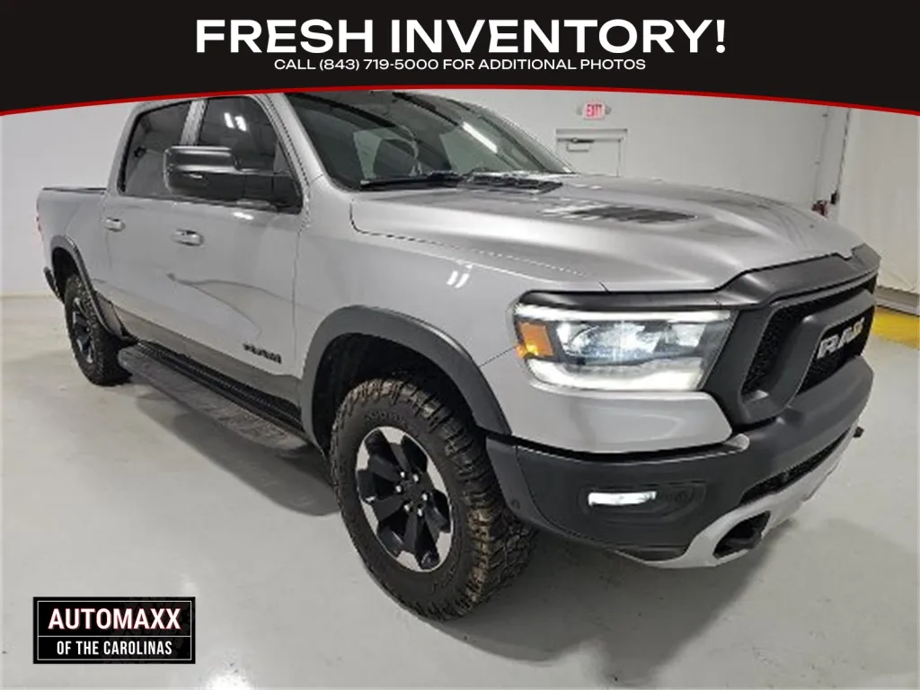 Silver 2019 Ram 1500 Rebel for sale in Summerville, SC