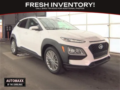 White 2021 Hyundai Kona SEL for sale in Summerville, SC