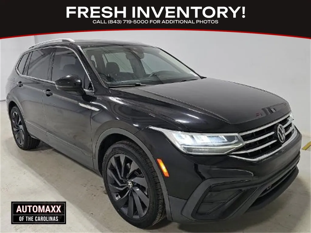 Black 2022 Volkswagen Tiguan 2.0T SE for sale in Summerville, SC