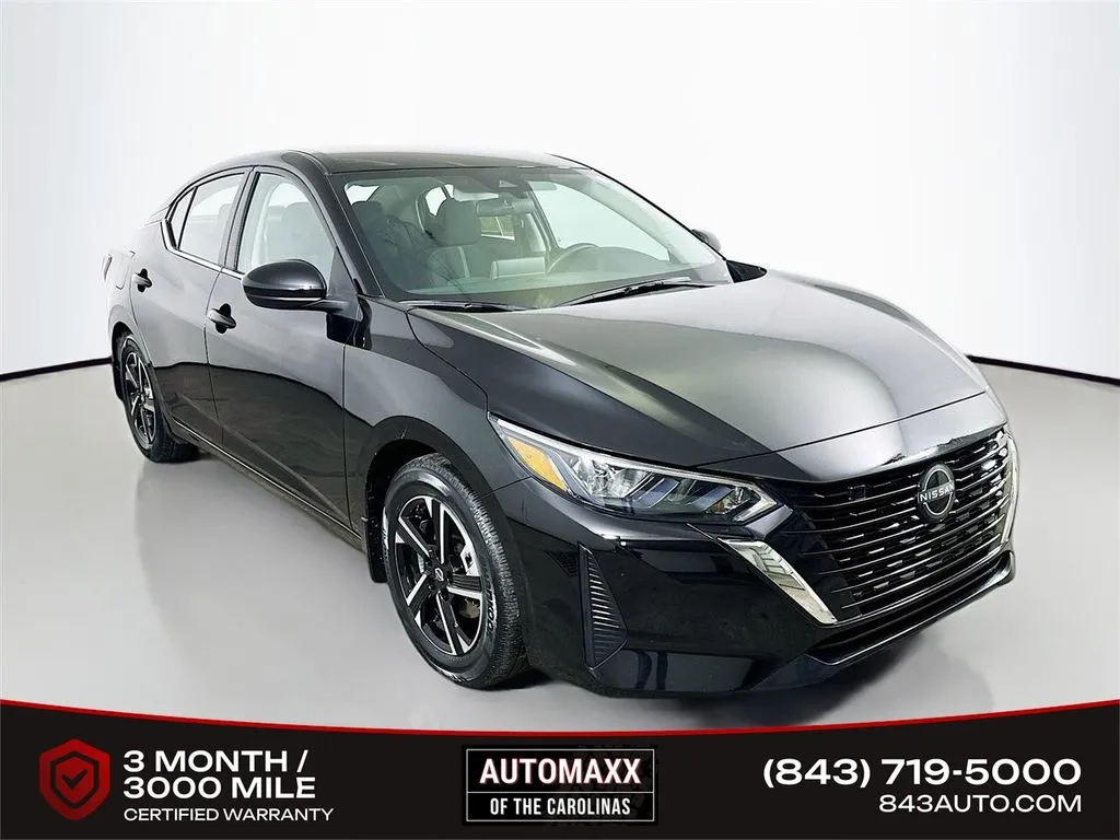 Black 2024 Nissan Sentra SV for sale in Summerville, SC