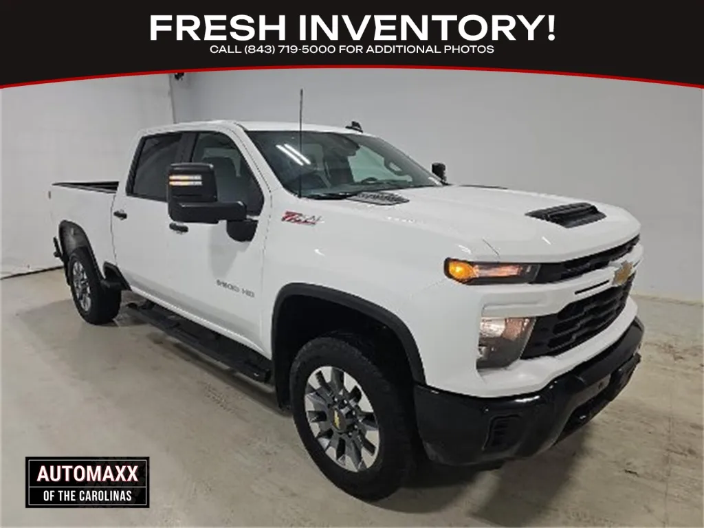White 2025 Chevrolet Silverado 2500HD Custom for sale in Summerville, SC