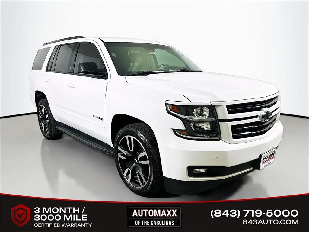 White 2020 Chevrolet Tahoe Premier for sale in Summerville, SC