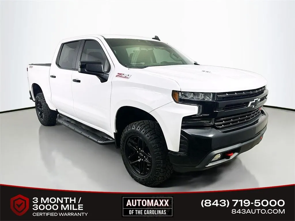White 2021 Chevrolet Silverado 1500 LT Trail Boss for sale in Summerville, SC