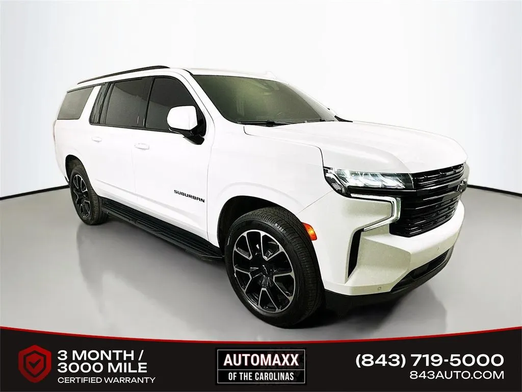 White 2022 Chevrolet Suburban RST for sale in Summerville, SC