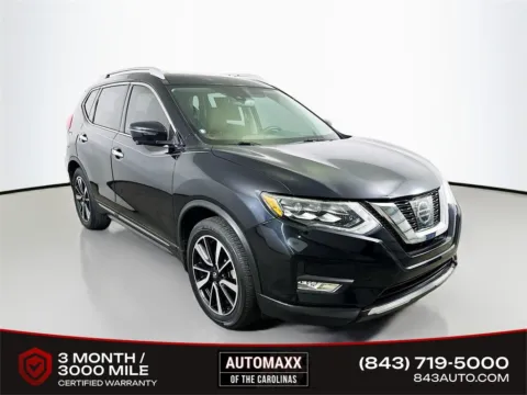 Black 2017 Nissan Rogue SL for sale in Summerville, SC