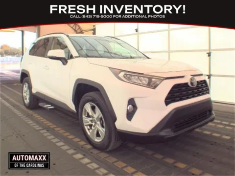 White 2021 Toyota RAV4 XLE for sale in Summerville, SC