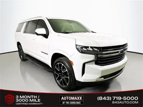 White 2021 Chevrolet Suburban LT for sale in Summerville, SC