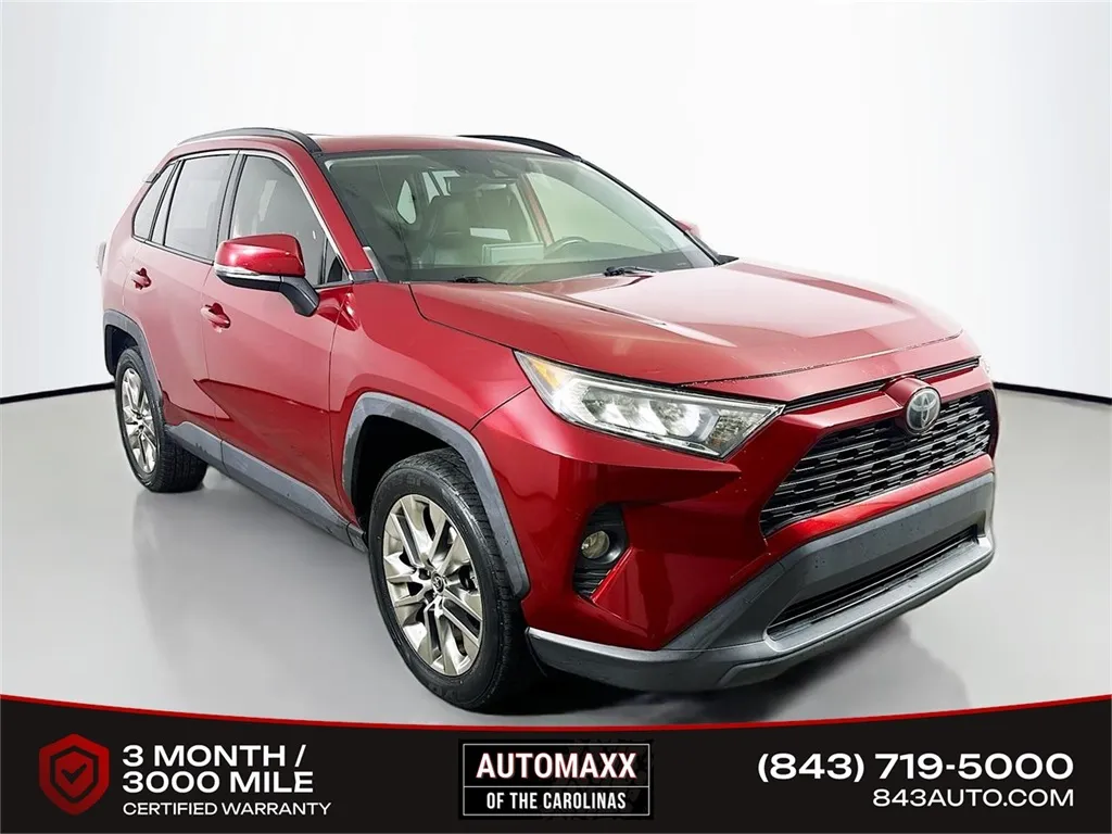 Red 2019 Toyota RAV4 XLE Premium for sale in Summerville, SC