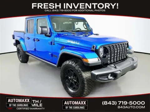 Blue 2022 Jeep Gladiator Willys for sale in Summerville, SC