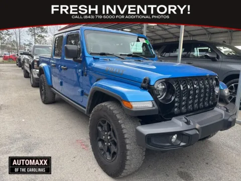 Blue 2022 Jeep Gladiator Willys for sale in Summerville, SC
