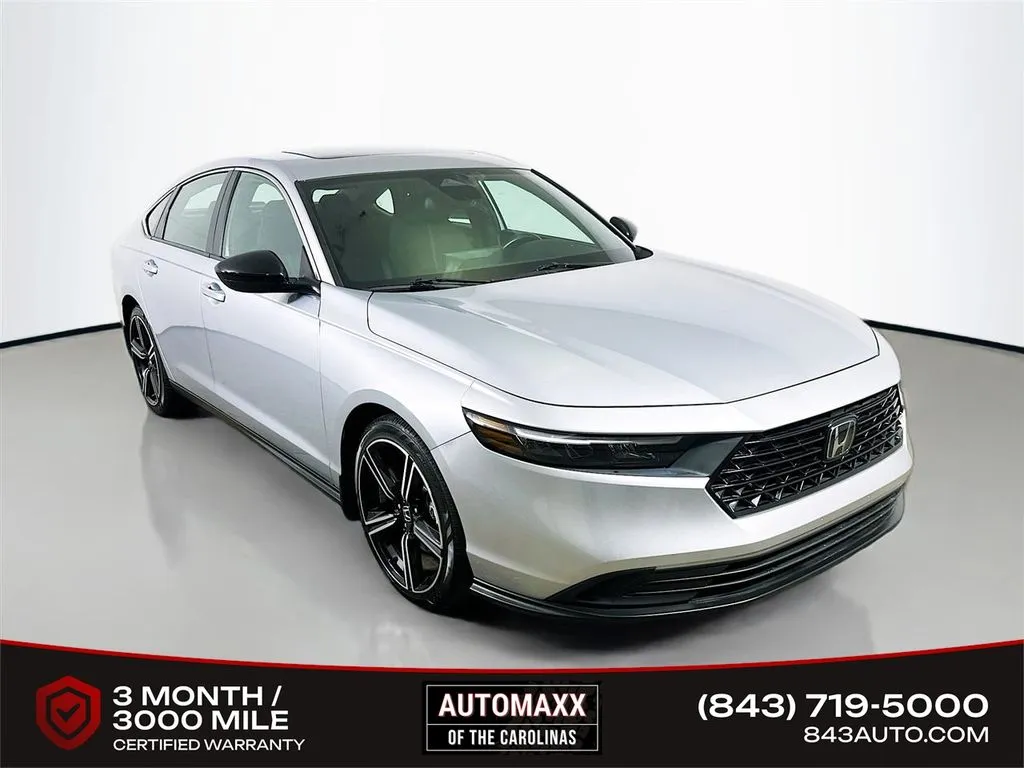 Silver 2024 Honda Accord Hybrid Sport for sale in Summerville, SC