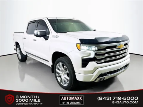 White 2022 Chevrolet Silverado 1500 High Country for sale in Summerville, SC