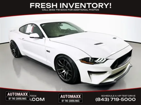 White 2018 Ford Mustang GT Premium for sale in Summerville, SC