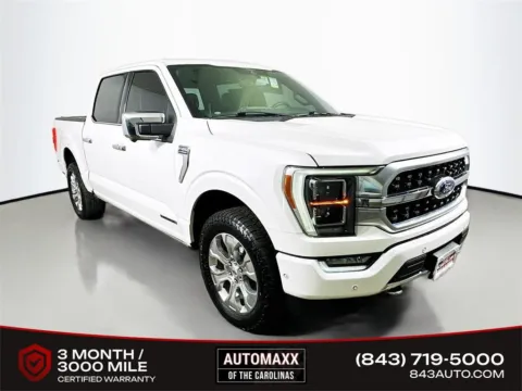 White 2022 Ford F-150 Platinum for sale in Summerville, SC