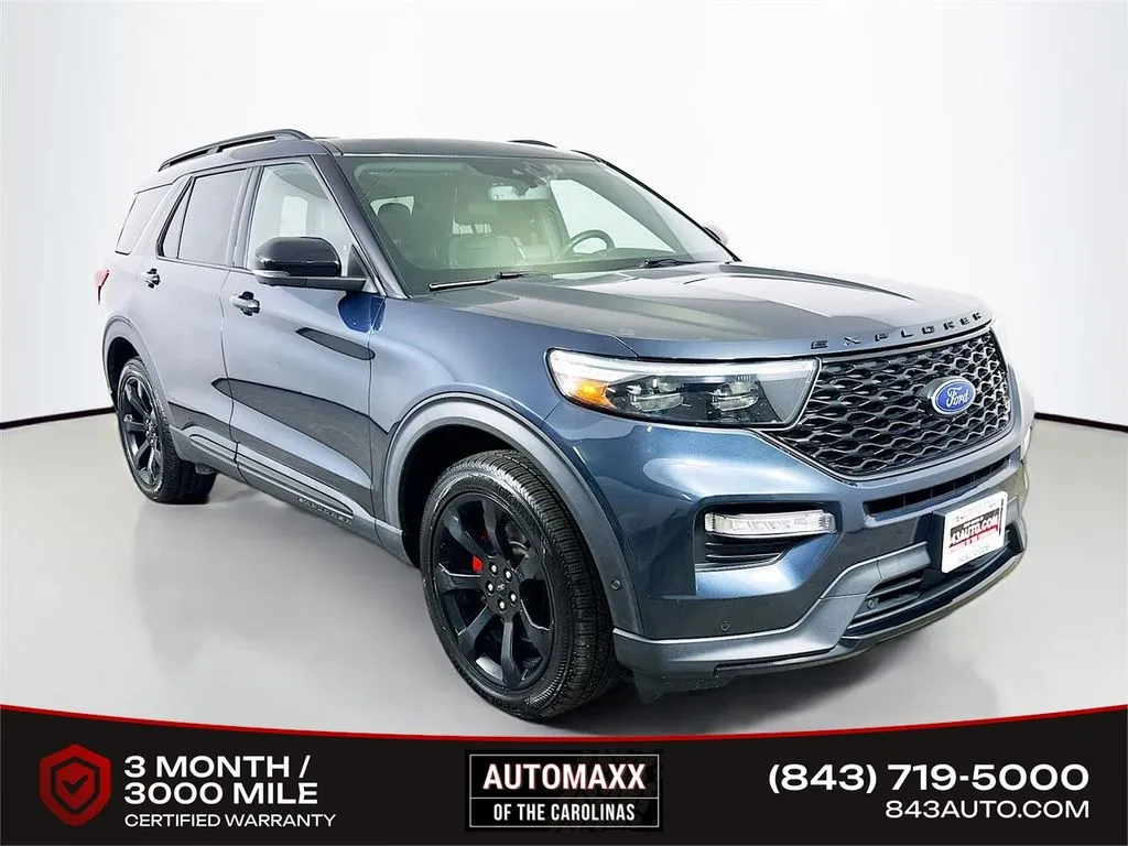 Blue 2022 Ford Explorer ST for sale in Summerville, SC