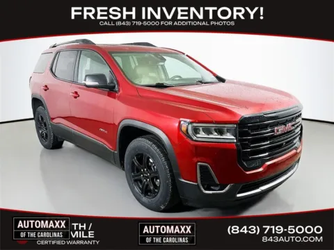 Red 2021 GMC Acadia AT4 for sale in Summerville, SC