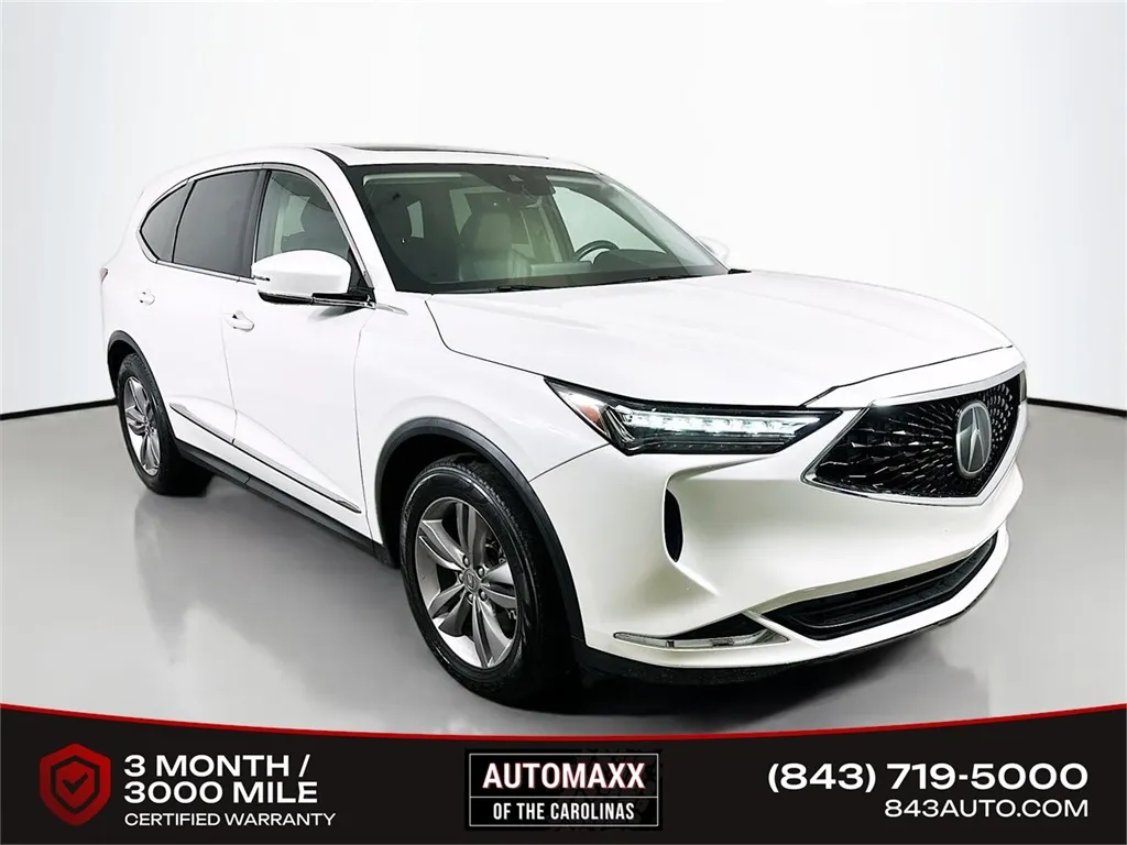 White 2022 Acura MDX 3.5L for sale in Summerville, SC