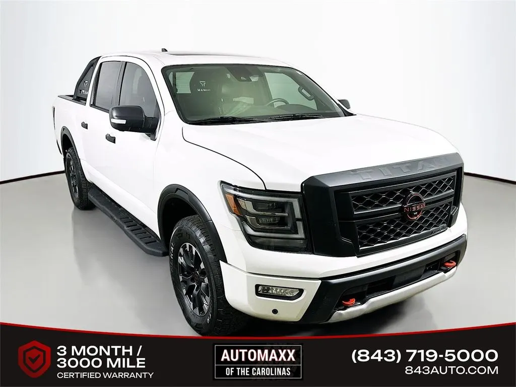 White 2024 Nissan Titan PRO-4X for sale in Summerville, SC