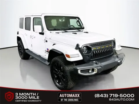 White 2022 Jeep Wrangler Unlimited Sahara High Altitude for sale in Summerville, SC