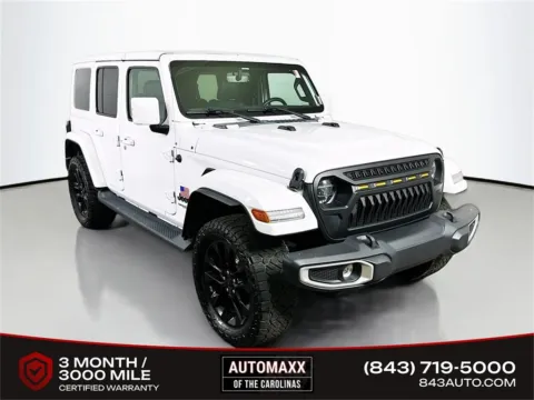 White 2022 Jeep Wrangler Unlimited Sahara High Altitude for sale in Summerville, SC