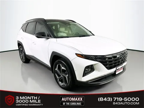 White 2022 Hyundai Tucson Limited for sale in Summerville, SC