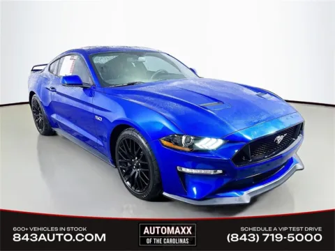Blue 2018 Ford Mustang GT Premium for sale in Summerville, SC
