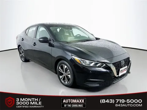 Black 2022 Nissan Sentra SV for sale in Summerville, SC