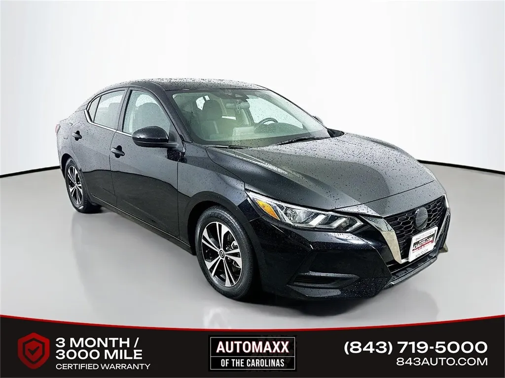 Black 2022 Nissan Sentra SV for sale in Summerville, SC